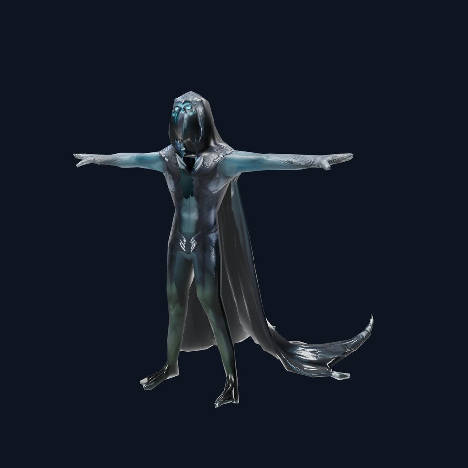 Dark Demon Character Model Pack with Armor and Cape